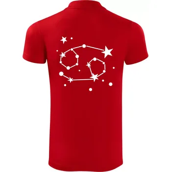Pánská košile Souhvězdí - Cancer - Rak - Polokošile Victory sportovní (dresovina) - 2XL ( Červená )