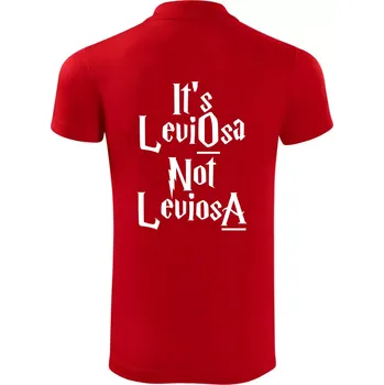 Pánská košile Leviosa not Levjosa - Polokošile Victory sportovní (dresovina) - M ( Červená )