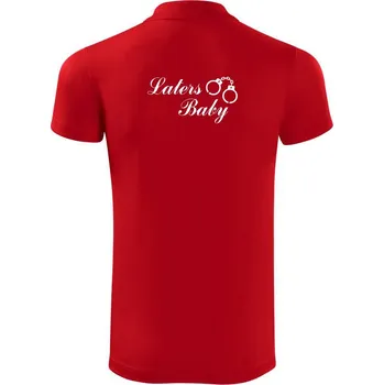 Pánská košile Laters baby pouta - Polokošile Victory sportovní (dresovina) - S ( Červená )