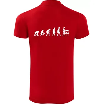 Pánská košile Evoluce akvaristika - Polokošile Victory sportovní (dresovina) - 2XL ( Červená )