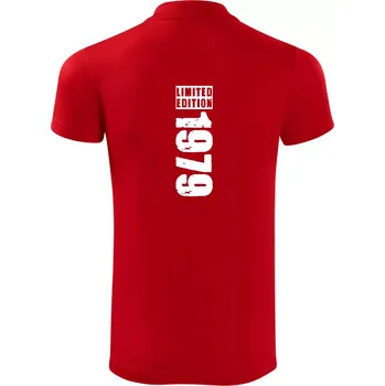 Pánská košile Limited edition 1979 pruh - Polokošile Victory sportovní (dresovina) - L ( Červená )