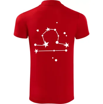 Pánská košile Souhvězdí - Libra - Váhy - Polokošile Victory sportovní (dresovina) - L ( Červená )
