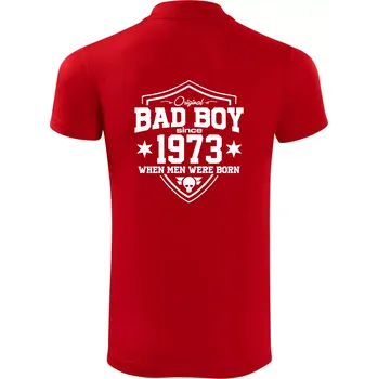 Pánská košile Bad boy since 1973 - Polokošile Victory sportovní (dresovina) - L ( Červená )