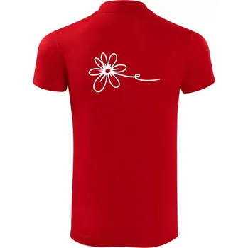 Pánská košile Kopretina - Polokošile Victory sportovní (dresovina) - S ( Červená )