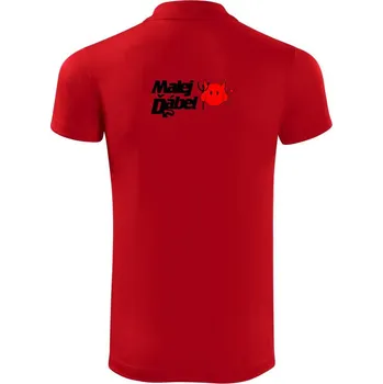 Pánská košile Malej dábel - Polokošile Victory sportovní (dresovina) - M ( Červená )