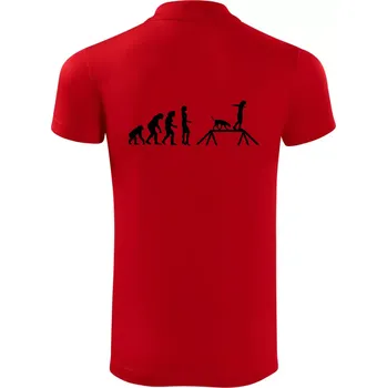 Pánská košile Evoluce agility žena - Polokošile Victory sportovní (dresovina) - L ( Červená )