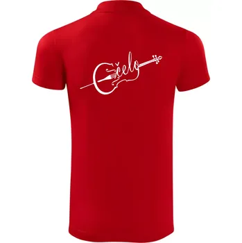 Pánská košile Čelo nápis - Polokošile Victory sportovní (dresovina) - 2XL ( Červená )