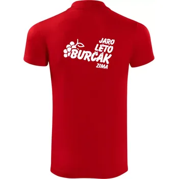 Pánská košile Jaro, léto, burčák, zima - Polokošile Victory sportovní (dresovina) - M ( Červená )