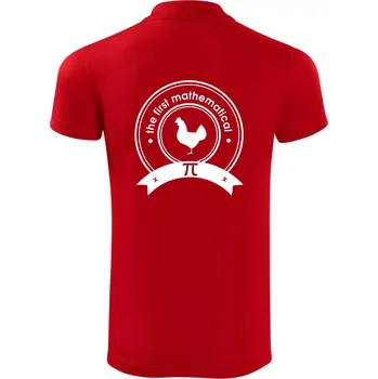 Pánská košile The First Mathematical - Polokošile Victory sportovní (dresovina) - 2XL ( Červená )