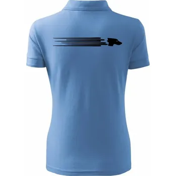 Chrt rychlý - Polokošile dámská Pique Polo - XL ( Pyžamově modrá )