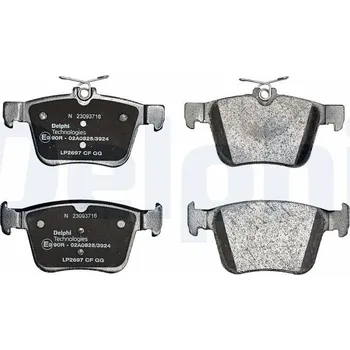 Brzdová destička Sada brzdových destiček, kotoučová brzda DELPHI LP2697