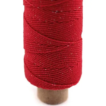 Nit Pružné nitě / gumička Ø1 mm návin 30 m, barva 7517 červená