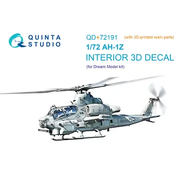 Plastikový model 1/72 AH-1Z 3D-Print&col.Interior (DREAM M.)