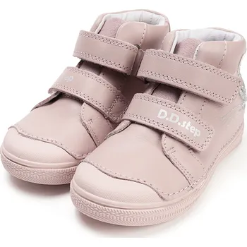 Chlapecké polobotky Kožené boty D.D.step A049-52135 Baby Pink 29