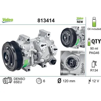 Klimatizace automobilu Kompresor, klimatizace VALEO 813414