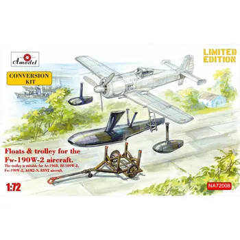 Plastikový model 1/72 Floats & trolley for Fw-190W-2 aircraft