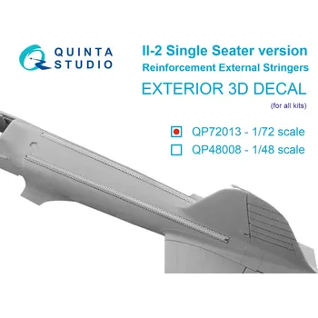 Plastikový model 1/72 IL-2 (single) reinforcement ext.stringers