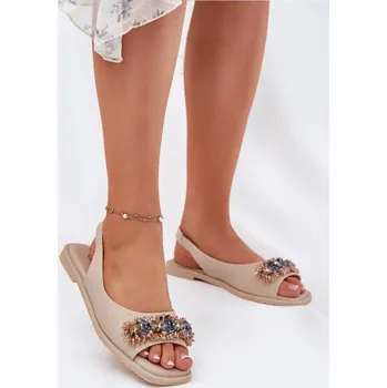 Dámské sandále Sandály Step in Style z ekokože se zdobením krystaly, 36 i240_214105_2:36