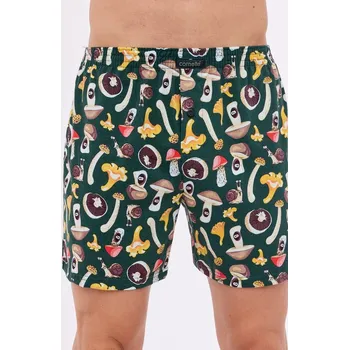 Boxerky Boxerky CLASSIC Cornette pro muže z vzorované bavlny, granát XXL i170_CL-001-XXL-279101-171