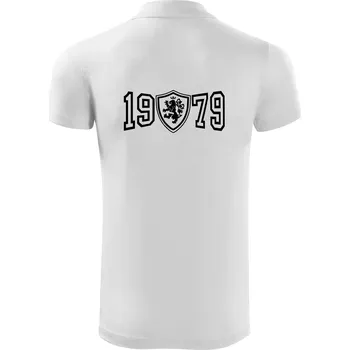 Pánská košile Narozeninový motiv - znak - 1979 - Polokošile Victory sportovní (dresovina) - XL ( Bílá )
