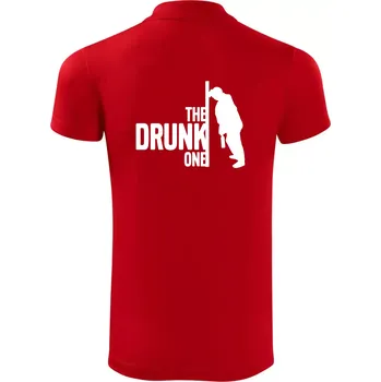 Pánská košile Bachelor party - The drunk one - Polokošile Victory sportovní (dresovina) - L ( Červená )