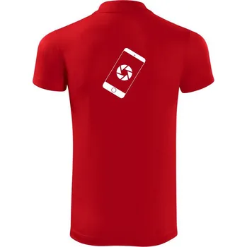 Pánská košile Mobil foto - Polokošile Victory sportovní (dresovina) - M ( Červená )