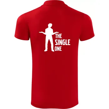Pánská košile Bachelor party - The single one - Polokošile Victory sportovní (dresovina) - 2XL ( Červená )