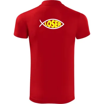 Pánská košile Rybaření - Loser - Polokošile Victory sportovní (dresovina) - 3XL ( Červená )
