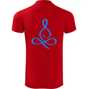 Pánská košile Yoga - lotus modrý (Moňas) - Polokošile Victory sportovní (dresovina) - 2XL ( Červená )