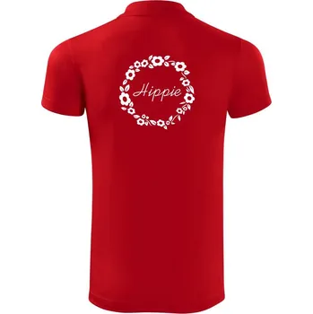 Pánská košile Hippie - Polokošile Victory sportovní (dresovina) - 3XL ( Červená )