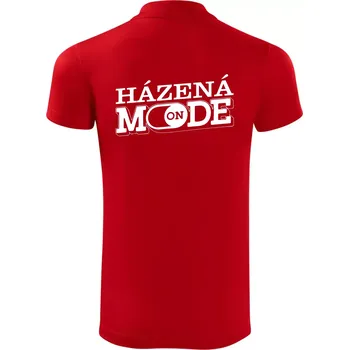 Pánská košile Házená mode - Polokošile Victory sportovní (dresovina) - 3XL ( Červená )