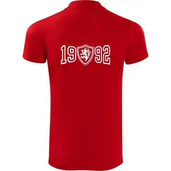 Pánská košile Narozeninový motiv - znak - 1992 - Polokošile Victory sportovní (dresovina) - 3XL ( Červená )
