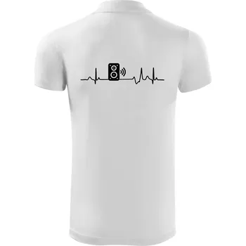 Pánská košile Ekg reprobedna - Polokošile Victory sportovní (dresovina) - M ( Bílá )