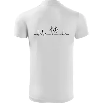 Pánská košile EKG svatba - Polokošile Victory sportovní (dresovina) - 3XL ( Bílá )