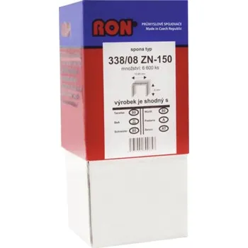 Průmyslová sponka Spona 338/08 ZN-150 MR, 6600 kusů v balení