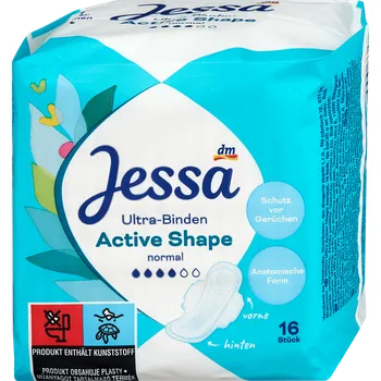 Menstruační vložka Jessa vložky Active Shape Ultra Normal s křidélky