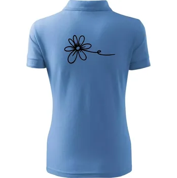 Kopretina - Polokošile dámská Pique Polo - XL ( Pyžamově modrá )