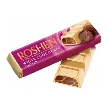 Čokoláda Roshen tyčinka bílá čoko creme toffler 41g