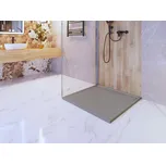 Gamma Erga Almac, SMC sprchová vanička 90 x 90 x 3 cm, šedá matná, ERG-GMA-AL-9090G