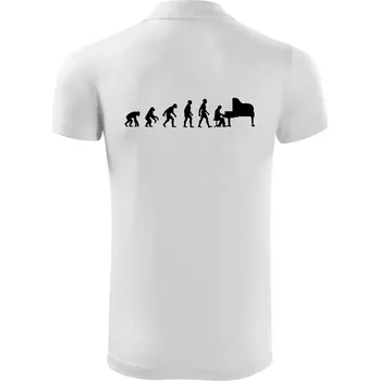 Pánská košile Evoluce piano - Polokošile Victory sportovní (dresovina) - L ( Bílá )
