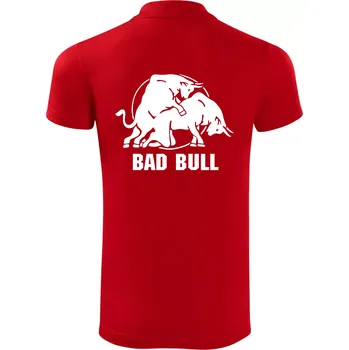 Pánská košile Bad Bull - Polokošile Victory sportovní (dresovina) - 3XL ( Červená )