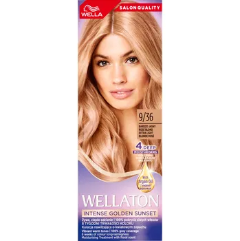 Barva na vlasy Wella Wellaton Sunset Hour barva na vlasy 9/36 rose blonde, 110 ml