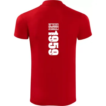 Pánská košile Limited edition 1959 pruh - Polokošile Victory sportovní (dresovina) - M ( Červená )
