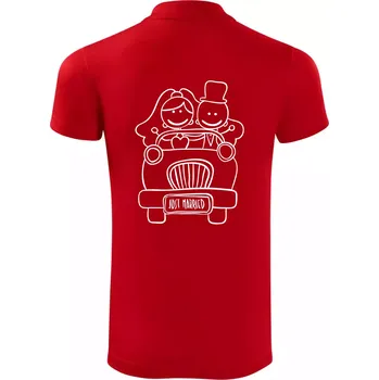 Pánská košile Svatební auto - Polokošile Victory sportovní (dresovina) - 3XL ( Červená )