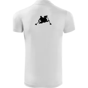 Pánská košile Kanoe dvojka - Polokošile Victory sportovní (dresovina) - M ( Bílá )