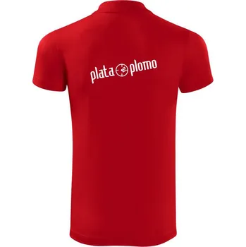 Pánská košile Plata oplomo - Polokošile Victory sportovní (dresovina) - XL ( Červená )