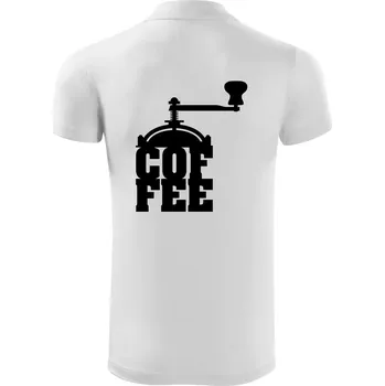 Pánská košile Coffee mlýnek - Polokošile Victory sportovní (dresovina) - S ( Bílá )