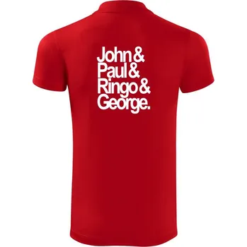 Pánská košile John Paul Ringo George - Polokošile Victory sportovní (dresovina) - XL ( Červená )