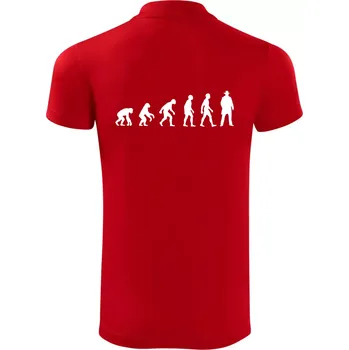 Pánská košile Evoluce cowboy - Polokošile Victory sportovní (dresovina) - 3XL ( Červená )