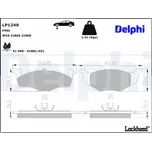 Sada brzdových destiček, kotoučová brzda DELPHI LP1249